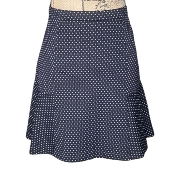 Michael Michael Kors Black and White Polka Dot A-Line Skirt - Picture 3 of 5